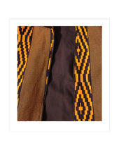 Load image into Gallery viewer, Orange and Black Pattern on Orange Twill
