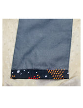 Load image into Gallery viewer, Multi-colored dots on Black with Orange Red Base
